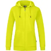 Jako Organic Kapuzenjacke Damen lime 48