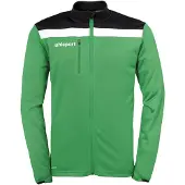 Uhlsport Veste de sport vert / noir / blanc