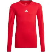 Adidas T-Shirt fonctionnel 'Team Base' rouge feu / blanc