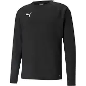 Puma T-Shirt fonctionnel 'TeamLiga' noir / blanc