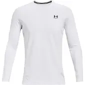Under Armour Coldgear Armour Fitted Crew Long Sleeve T-shirt Blanc L / Regular Homme