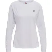 Newline Sweat de sport gris / blanc