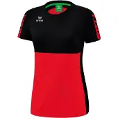 Erima Six Wings Short Sleeve T-shirt Rouge 40 Femme