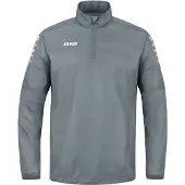 Jako Team Coupe Vent 1/2 Zip Hommes - Gris Pierre | Taille: L