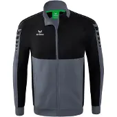 Erima Veste de travail Six Wings gris ardoise/noir - XXXL