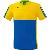 Erima Six Wings T-shirt New Royal/jaune
