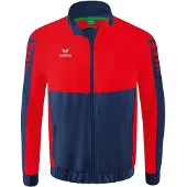 Erima Veste de présentation Six Wings New Navy/rouge - XXXL