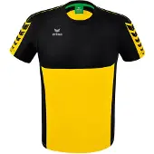 Erima T-shirt Six Wings Jaune/noir Junior - 164
