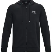 Under Armour Veste de survêtement 'Essential' noir / blanc