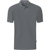 Jako Polo Uni Organic, Couleur:gris pierre, Taille:L