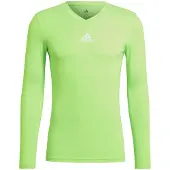 Adidas T-Shirt fonctionnel 'Team Base' vert fluo / blanc