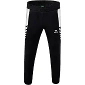 Erima Pantalon de sport noir / blanc