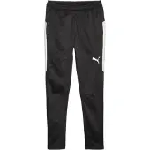 Puma Pantalon de sport 'Individual' noir / blanc