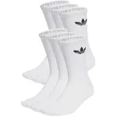 Adidas Chaussettes 'Trefoil Cushion' noir / blanc