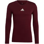 Adidas T-Shirt fonctionnel lie de vin / blanc