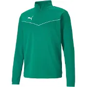 Puma Sweat de sport 'Team Rise' vert gazon / blanc