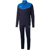 Puma Hommes, Vestes de survêtement, individualRISE Pantalon de survêtement-657534 (S), Bleu, S