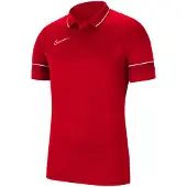 Nike Dri Fit Academy Short Sleeve Polo Rouge S Homme