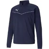 Puma Sweat de sport 'TeamRise' marine / blanc