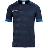 Uhlsport Division Ii Short Sleeve T-shirt Bleu 6-7 Years Enfants