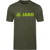 Jako T-shirt Promo Enfants - Kaki / Vert fluo