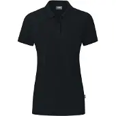 Jako Polo Organic pour femmes, Couleur:noir, Taille:40
