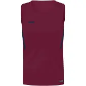 Jako Challenge Tanktop enfants - Maroon / Marine