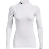 Under Armour Coldgear Authentics Mockneck Long Sleeve T-shirt Blanc L Femme