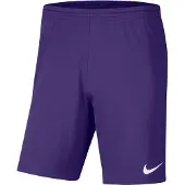 Nike Short de football pour homme Dri-Fit Park III Court, violet et blanc, taille XL