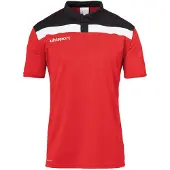 Uhlsport Offense 23 Short Sleeve Polo Rouge 9-10 Years Enfants