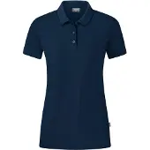 Jako Organic Polo Stretch Femme - Marine