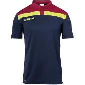 Uhlsport Offense 23 Short Sleeve Polo Bleu 9-10 Years Enfants