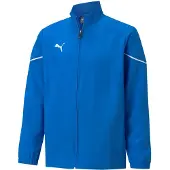 Puma teamRISE Sideline Präsentationsjacke Kinder electric blue lemonade/black 128