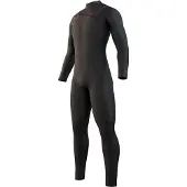 Mystic Majestic 3/2 Mm Long Sleeve Chest Zip Neoprene Suit Marron MT Homme