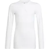 Adidas Garçons, T-shirt de sport, Techfit T-shirt à manches longues enfants (164), Blanc