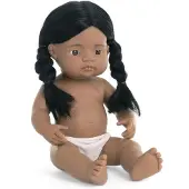 Miniland Native American Boy Baby Doll 38 Cm Beige Enfants