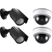 Alecto Dc-kit Fake Surveillance Camera Argenté