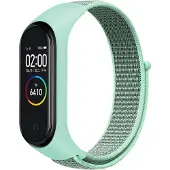 Cover-Discount Xiaomi Mi Band - Bracelet en nylon velcro turquoise (Nylon), Sangles de montre, Turquoise