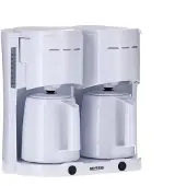 Severin KA 9314 Machine à café Duo 2en1 - blanc