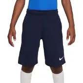 Nike Short en molleton Park 20 Team pour enfant, couleur Obsidian White/White, taille L