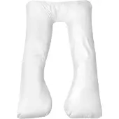 vidaXL Coussin de grossesse 90 x 145 cm Blanc