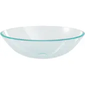 vidaXL WASHBAIN VERRE HARTE 42 cm Transparent