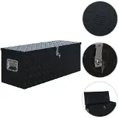vidaXL Boîte en aluminium 1085 x 370 x 400 mm Noir