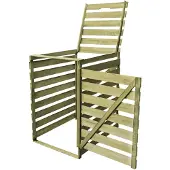 vidaXL Abri pour 1 tonne 240 L Bois imprégné