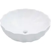 vidaXL Lavabo 46 x 17 cm céramique blanc