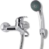 vidaXL Salle de bain Mitigeur de douche Set Chrome