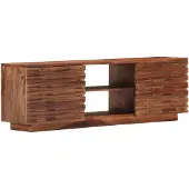 vidaXL Armoire TV 120x30x40 cm en bois massif d'acacia