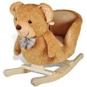 vidaXL - Animal à bascule - Ours en peluche