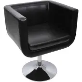 vidaXL Chaise de bar Noir Similicuir