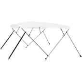 vidaXL 4-Bow Bimini Top blanc 243x210x137 cm